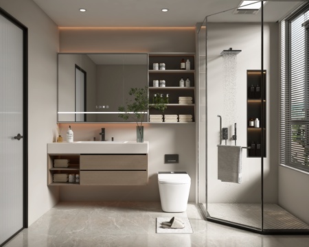 Modern home toilet SU model