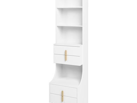 Nordic Simple Bookcase Bookcase Simple Bookcase Decorative Cabinet Children's Bookcase