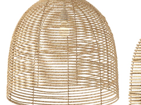 Beehive braided lampshade Chandelier