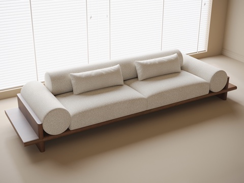 Log Style multi-person sofa