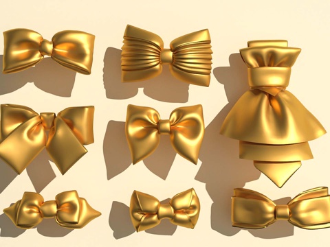 Bow decoration cartoon clothing accessories