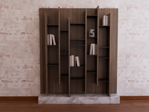 Side Cabinet Storage Cabinet Decorative Cabinet Open Cabinet Bookcase