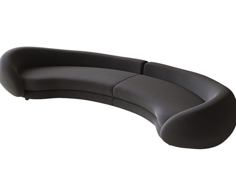 Modern Curved Sofa Multiplayer Sofa