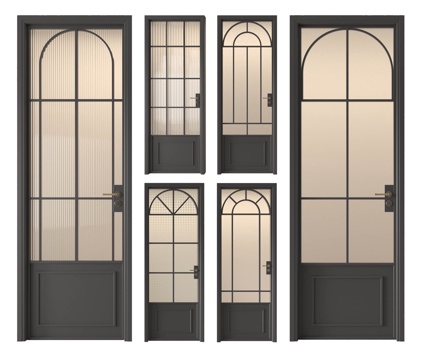 French Style Glass Door Italian Style Glass Door Single Door Bathroom Door Kitchen Door