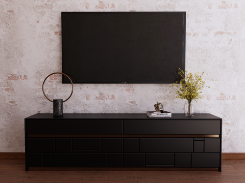 Floor TV Cabinet Decorative TV Cabinet