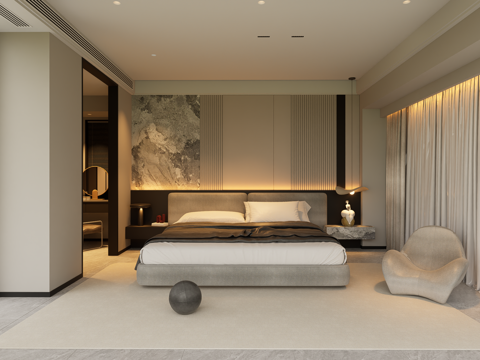 Modern Minimalist Bedroom