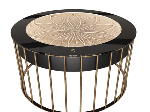 Modern Affordable Luxury Style OM Kinetic Tea Table "Rewini"