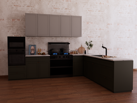 Cabinet Decorative Cabinet Oven