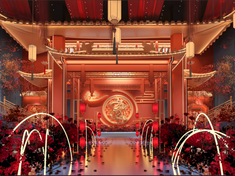 Chinese Wedding Hall Banquet Hall