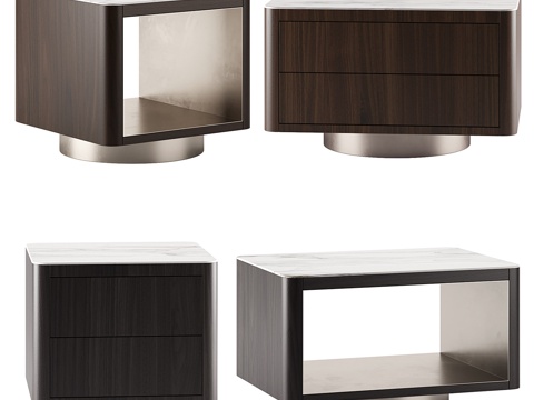 Modern Italian Affordable Luxury Style MILTON Minotti Bedside Table