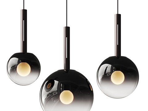 Modern Italian Minimalist Occhio Luna Chandelier