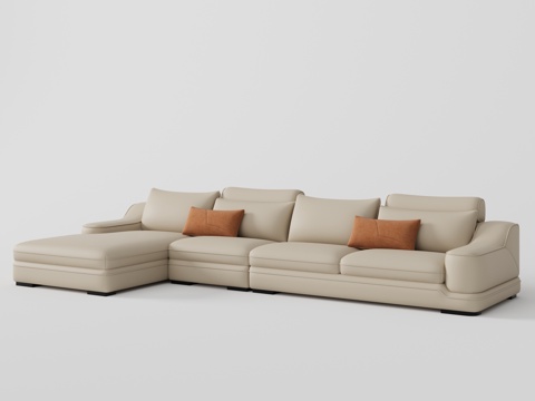 Modern minimalist Couch 3D model