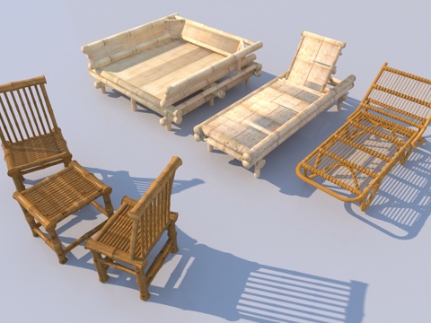 Neo-Chinese Style Outdoor Chair