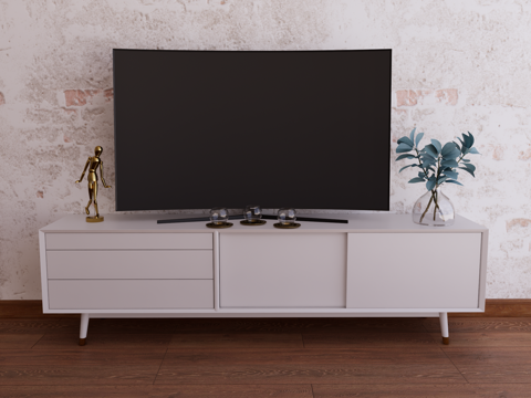 Floor TV Cabinet Decorative TV Cabinet