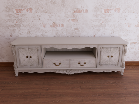 Floor TV Cabinet Decorative TV Cabinet