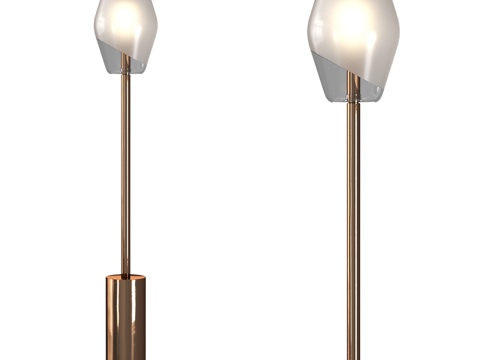 Modern metal floor lamp