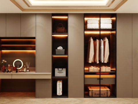 Wardrobe Design Wardrobe Effect Diagram Wardrobe Coat Cabinet Design Coat Cabinet