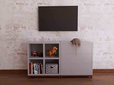 Floor TV Cabinet Decorative TV Cabinet