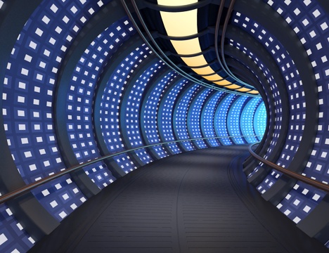 Sci-fi corridor