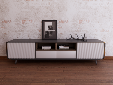 Floor TV Cabinet Decorative TV Cabinet