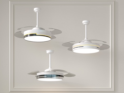 Modern ceiling fan lamp ceiling fan DiningRoom electric fan invisible ceiling fan lamp