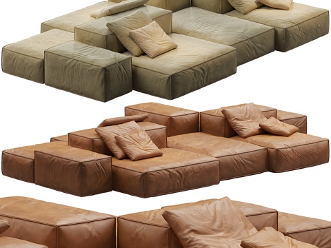 Modern Italian Extrasoft Modular Sofa