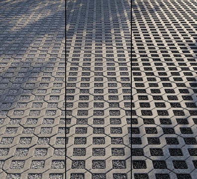 Modern outdoor pavement paving stone road cobblestone road road sidewalk pavement material