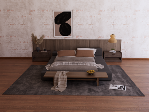 Bed combination platform bed