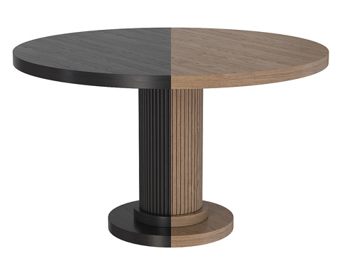 Modern Italian Byron Round Dining Table