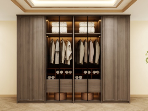 Wardrobe Design Wardrobe Effect Diagram Wardrobe Coat Cabinet Design Coat Cabinet