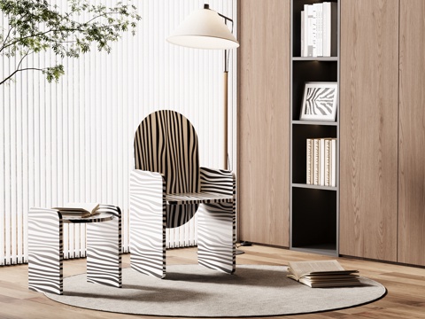 Casual Chair single chair floor lamp