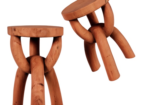 Quiet Wood Decorative Low Stool