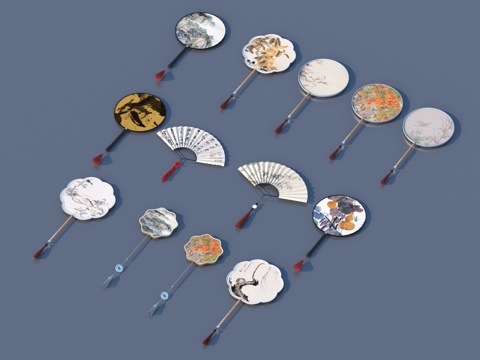 Fan Paper Fan Round Fan Chinese Fan