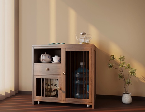 New Chinese-style Entrance Cabinet