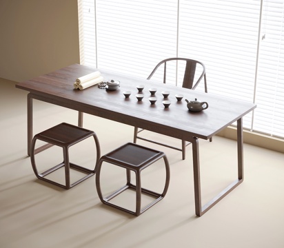 Modern Tea Table and Chair Combination Tea Table Stool Tea Set Ornaments