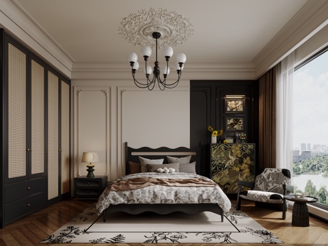 Middle French Master Bedroom