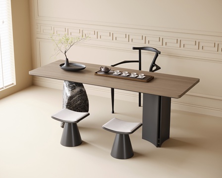 Modern Tea Table and Chair Combination Tea Set Stool