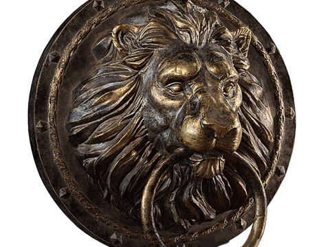 Lion Head Door Handle Wall Decorations