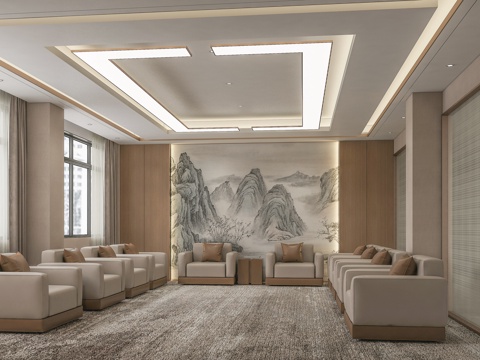 New Chinese VIP Reception Room Reception Room