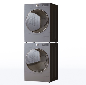 Modern washing machine washing and drying suit