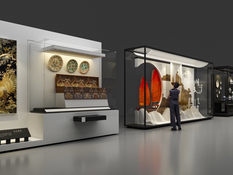 Museum Display Cabinet Display