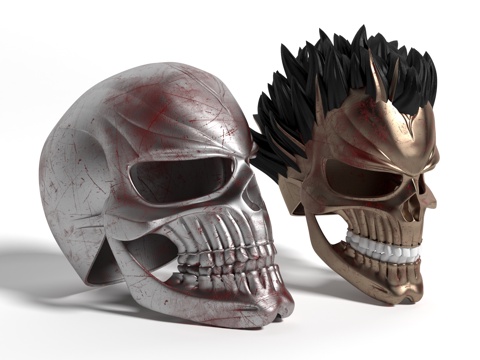 Modern style helmet ornaments