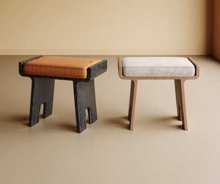 Modern sofa stool