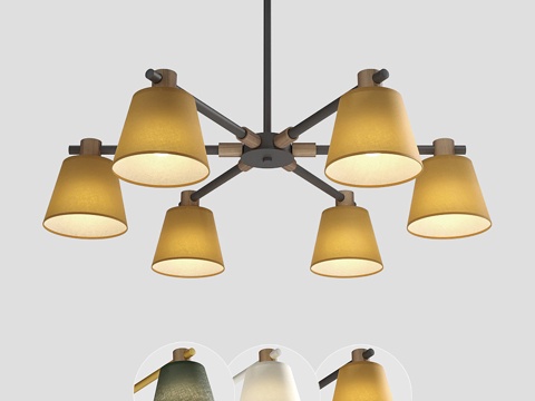 Nordic Log Decorative Chandelier