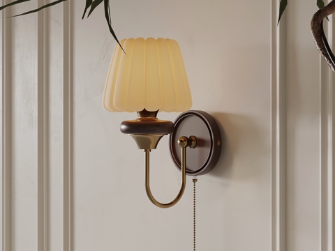 French retro wall lamp bedside lamp Decorative Light