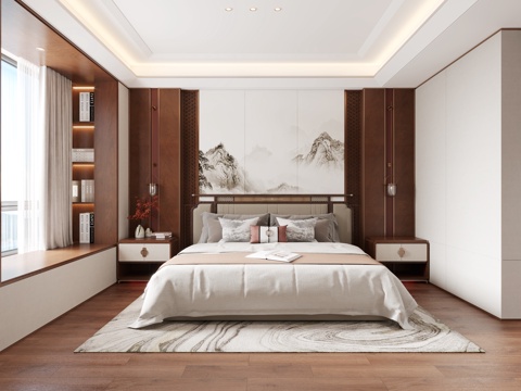 New Chinese bedroom