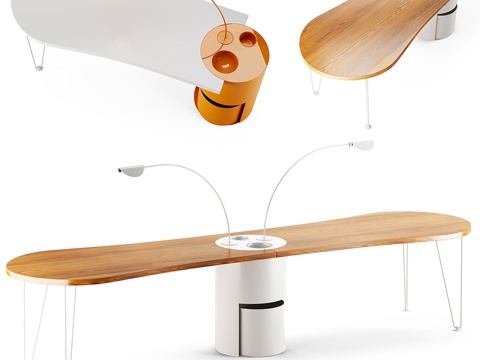 Modern Italian Zalf BOOG Desk