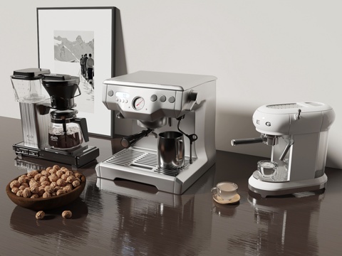 Modern coffee machine combination