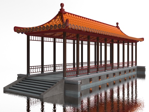 Chinese style pavilion