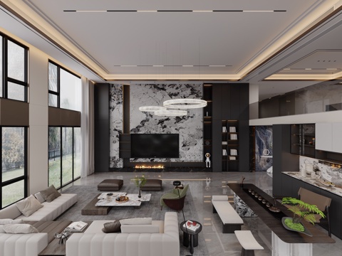 Modern Living&Dining Room